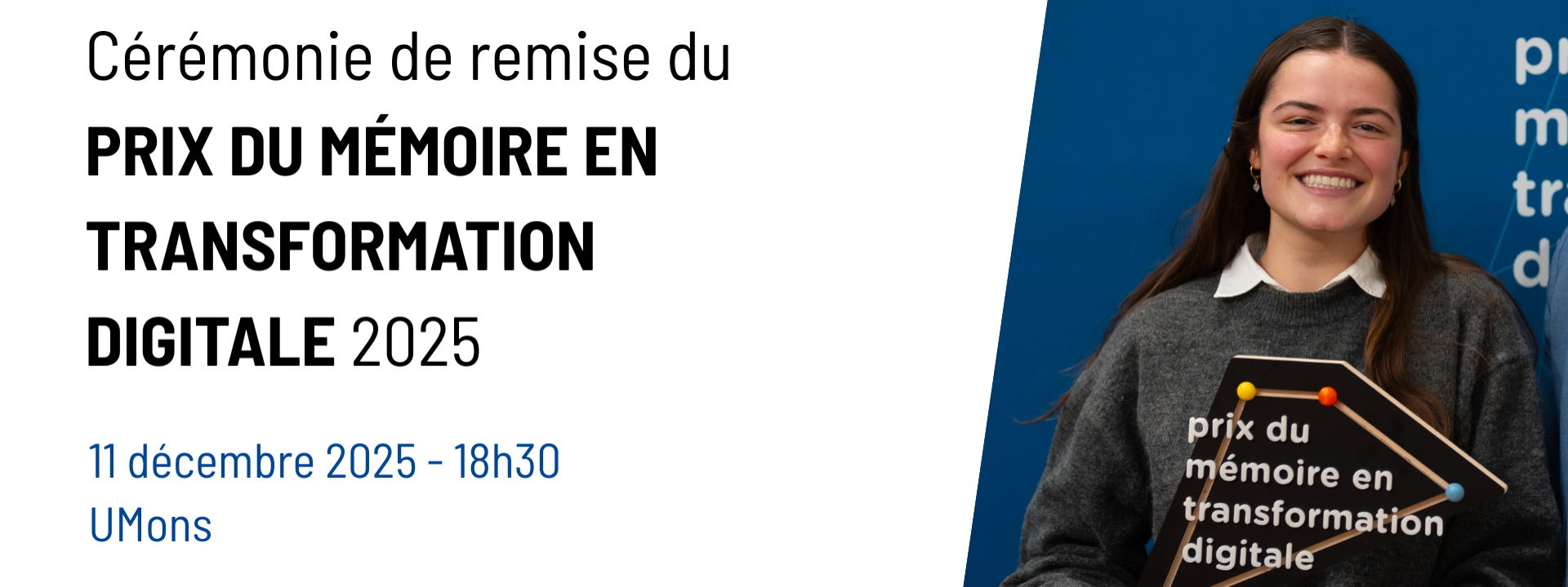 Cérémonie de remise du Prix du Mémoire en Transformation Digitale 2025 cover image